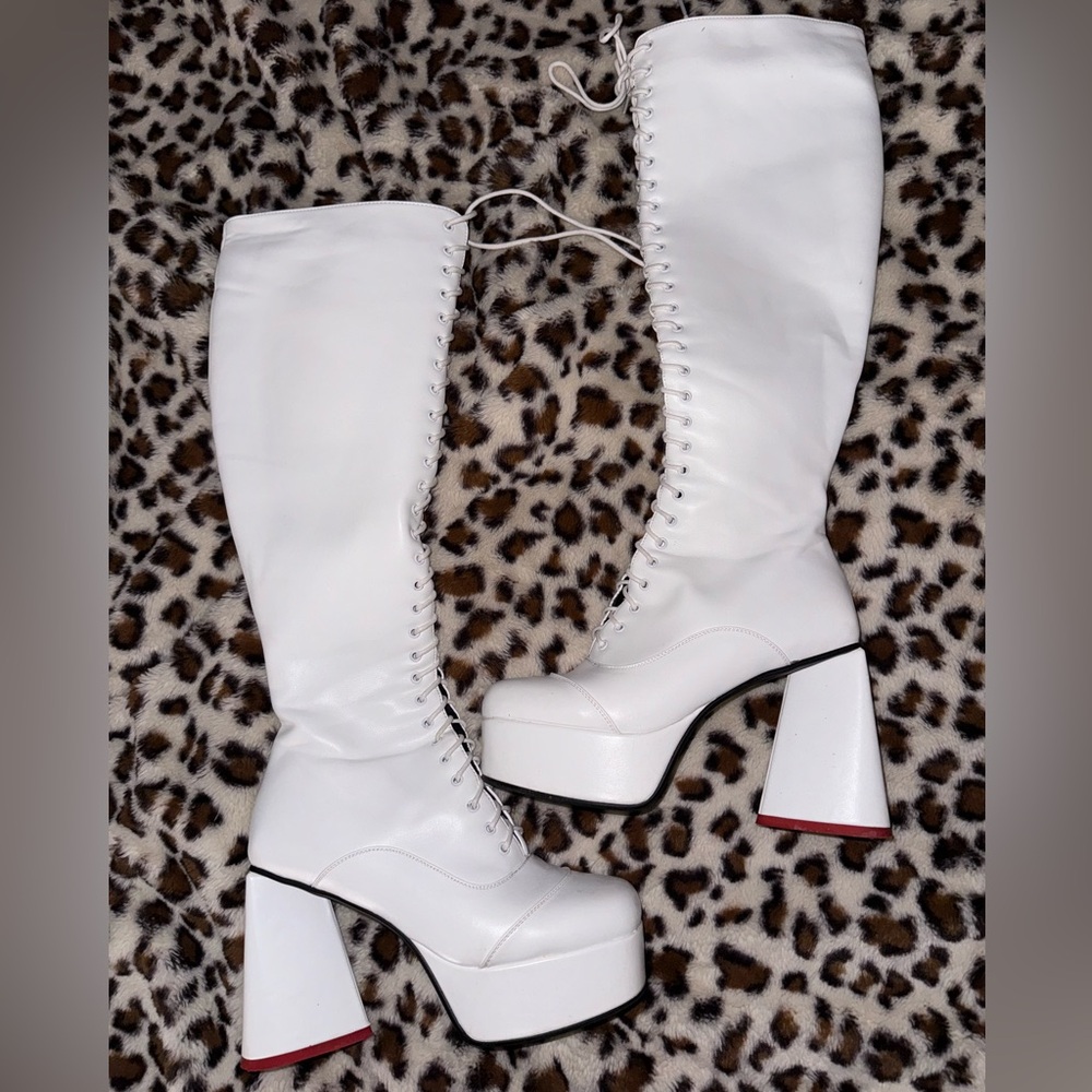 sweet talker platform knee high boots